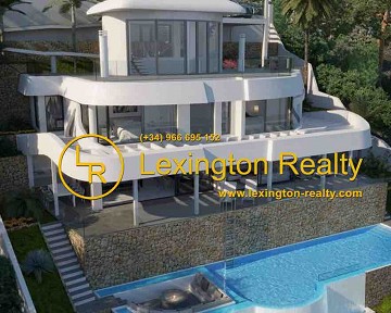 New sea view villa in Altea Hills in Lexington Realty