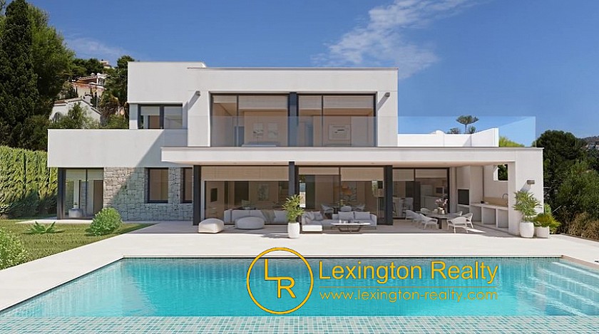 Modern detached Vila with sea view and private swimming pool