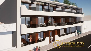 Apartamentos nuevos en primera línea de playa en el centro de Torrevieja   in Lexington Realty