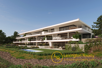 Luxury apartments with sea views next to the golf course  in Lexington Realty