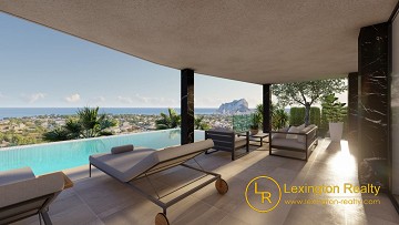 Luxury villa with sea and mountain views in Calpe in Lexington Realty