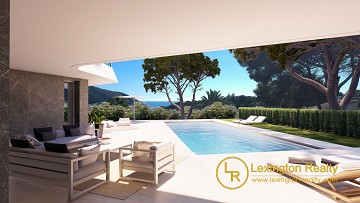 Luxury villa with sea views located just a few minutes from El Portet beach in Lexington Realty