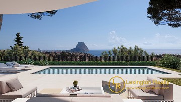 New luxury detached-Villa with sea views in Calpe in Lexington Realty
